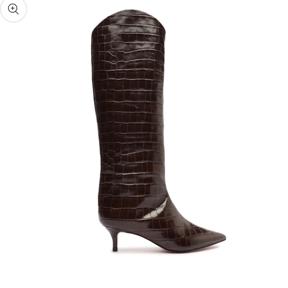 Schutz Maryana Lo - Brown Croc - Size 7.5